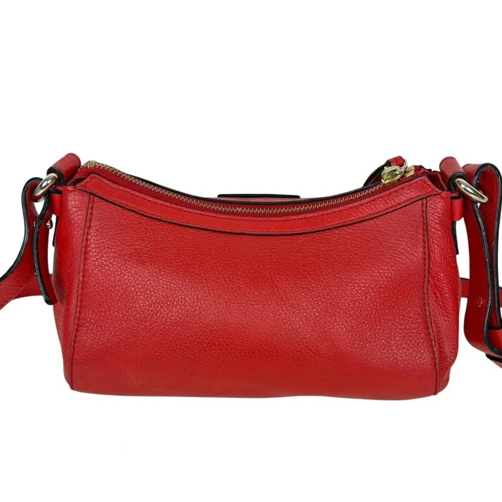 KATE SPADE Berkshire Road Gabriella Leather Crossbody/ Shoulder Bag Red - $298.